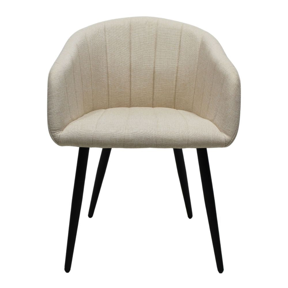 SILLA KINGSTRONG BURGOS S17 SILL0903737 | Silla Ocasional Comercial Decorativa | Base 4 Puntas Metal | Estilizado Forrado en Tela | Interior