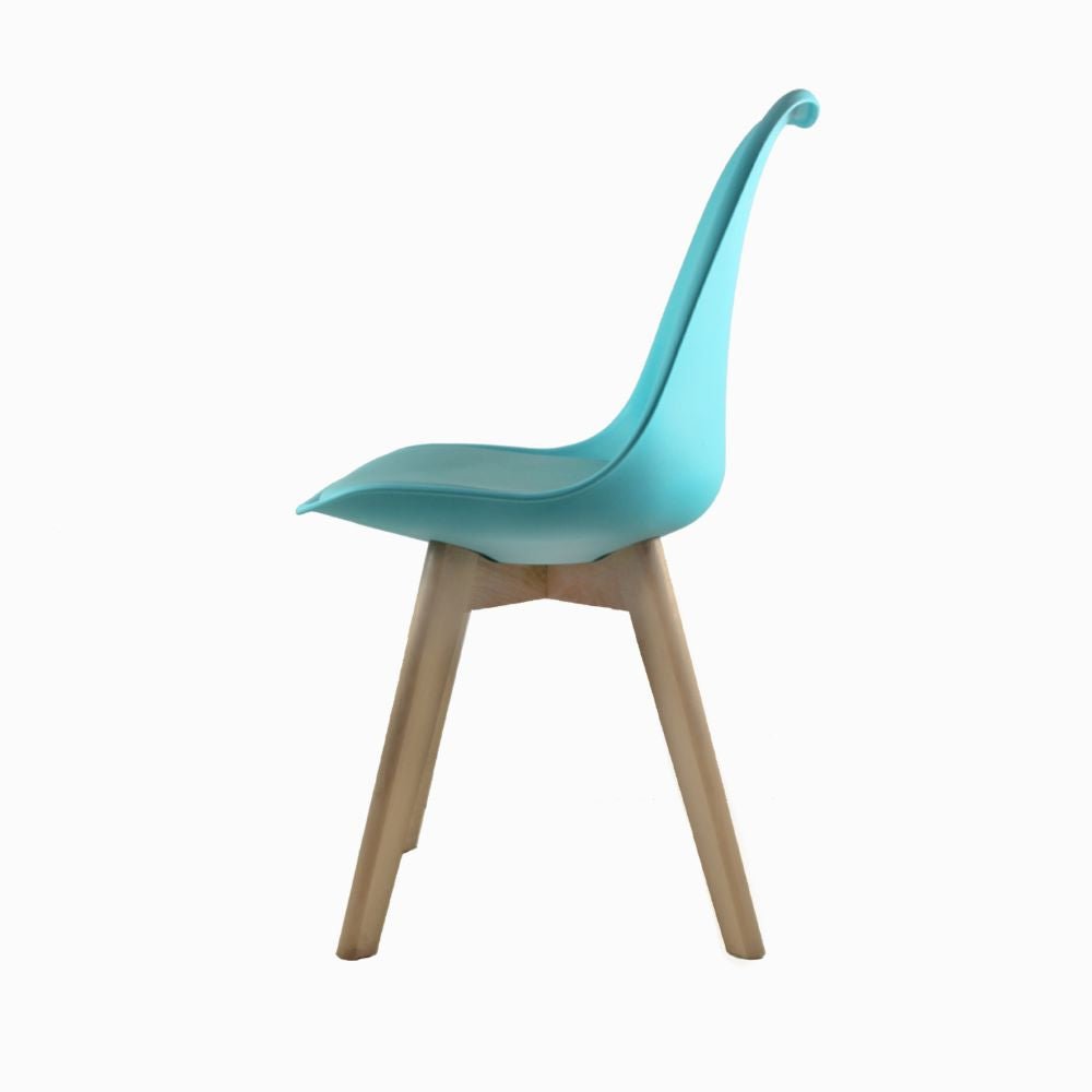 SILLA KINGSTRONG FRANKFURT SILL0670538 | Silla Comercial para Restaurante | Base 4 Puntas | Madera Solida Cruzada | Polipropileno | Acojinado | Interior