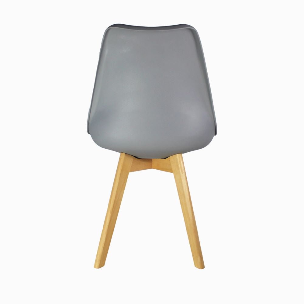 SILLA KINGSTRONG FRANKFURT SILL0670538 | Silla Comercial para Restaurante | Base 4 Puntas | Madera Solida Cruzada | Polipropileno | Acojinado | Interior