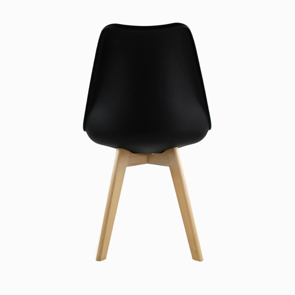 SILLA KINGSTRONG FRANKFURT SILL0670538 | Silla Comercial para Restaurante | Base 4 Puntas | Madera Solida Cruzada | Polipropileno | Acojinado | Interior