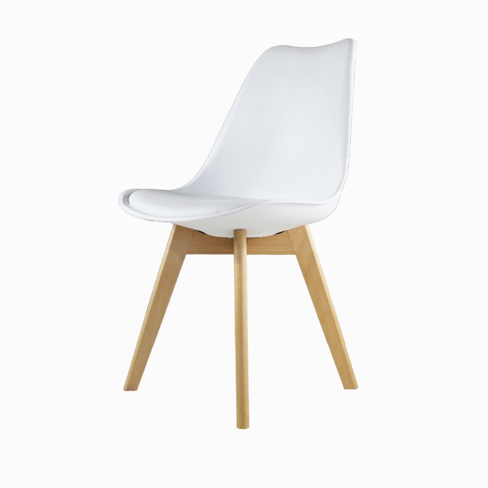 SILLA KINGSTRONG FRANKFURT SILL0670538 | Silla Comercial para Restaurante | Base 4 Puntas | Madera Solida Cruzada | Polipropileno | Acojinado | Interior Cafetería Bar Zona de Alimentos Barra Bistro