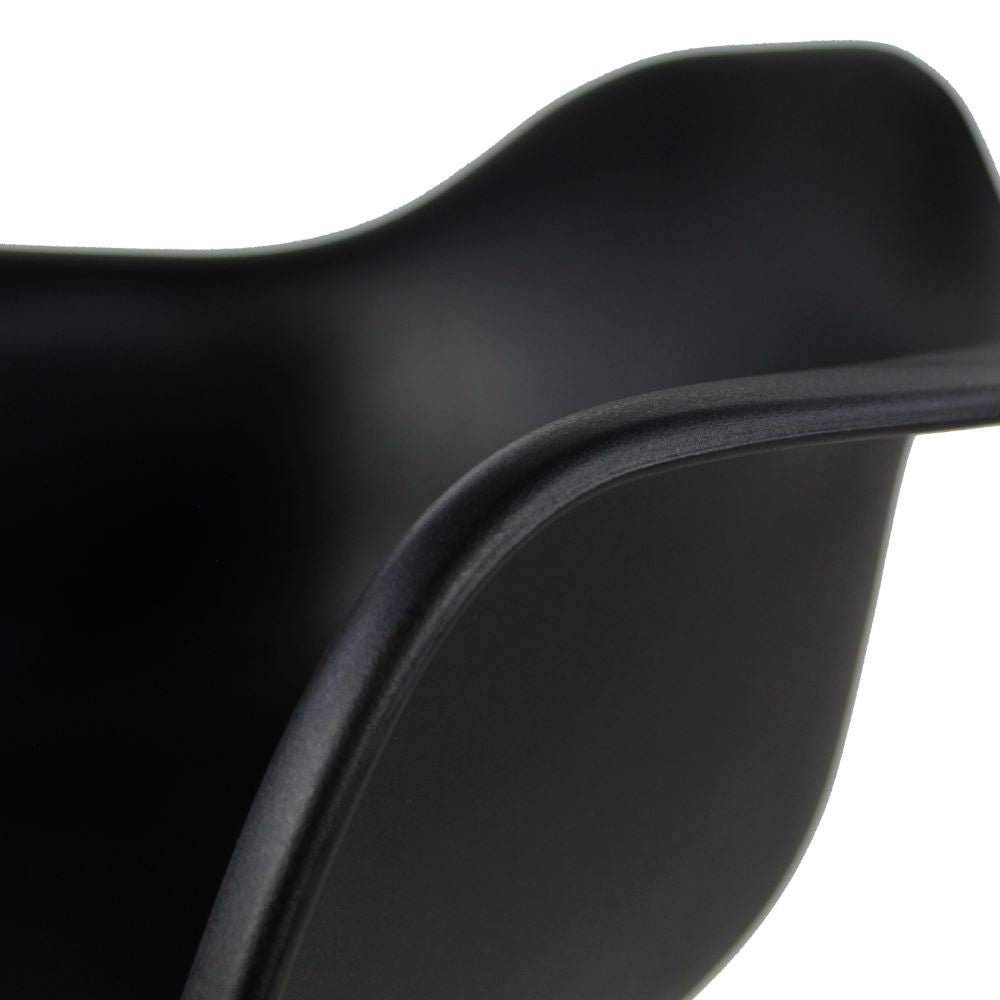 SILLA KINGSTRONG JM-1619 ESTOCOLMO SILL0360326 | Silla Comercial para Cafetería | Base 4 Puntas Madera | Varilla Cruzada | Polipropileno | Interior Sala Vestíbulo Decorar Espacios Pasillos Restaurante Bistro Zona de Alimentos 