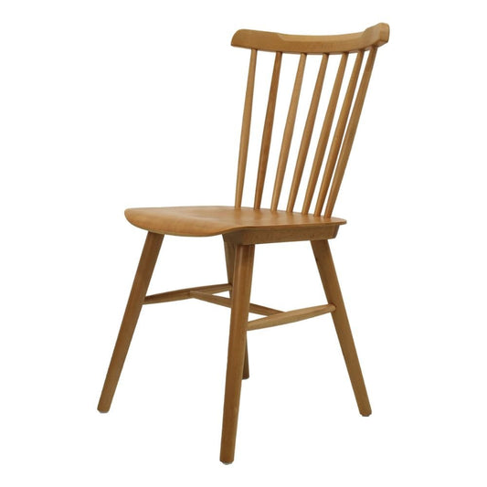 SILLA KINGSTRONG KEOPS MOB-1742 NATURAL SILL0903557 | Silla Ocasional Decorativa Descanso Modernidad | Base 4 Puntas | Estilo Escandinavo | Madera | Interior