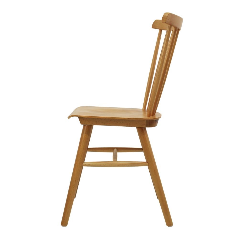 SILLA KINGSTRONG KEOPS MOB-1742 NATURAL SILL0903557 | Silla Ocasional Decorativa Descanso Modernidad | Base 4 Puntas | Estilo Escandinavo | Madera | Interior