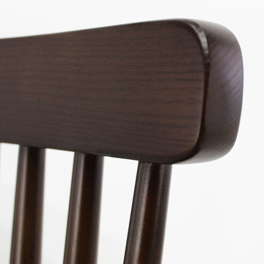 SILLA KINGSTRONG KEOPS MOB-845 NOGAL SILL0903561 | Silla Ocasional Decorativa Descanso Modernidad | Base 4 Puntas Estilo Escandinavo | Madera | Interior