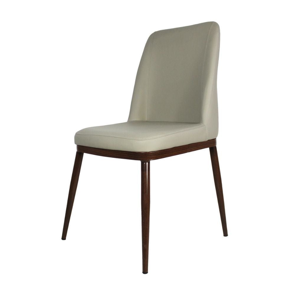 SILLA KINGSTRONG MOB-117A BARI SILL2242346 | Silla Ocasional Comercial Decorativa | Base 4 Puntas de Madera | Acabado en Vinil | Interior