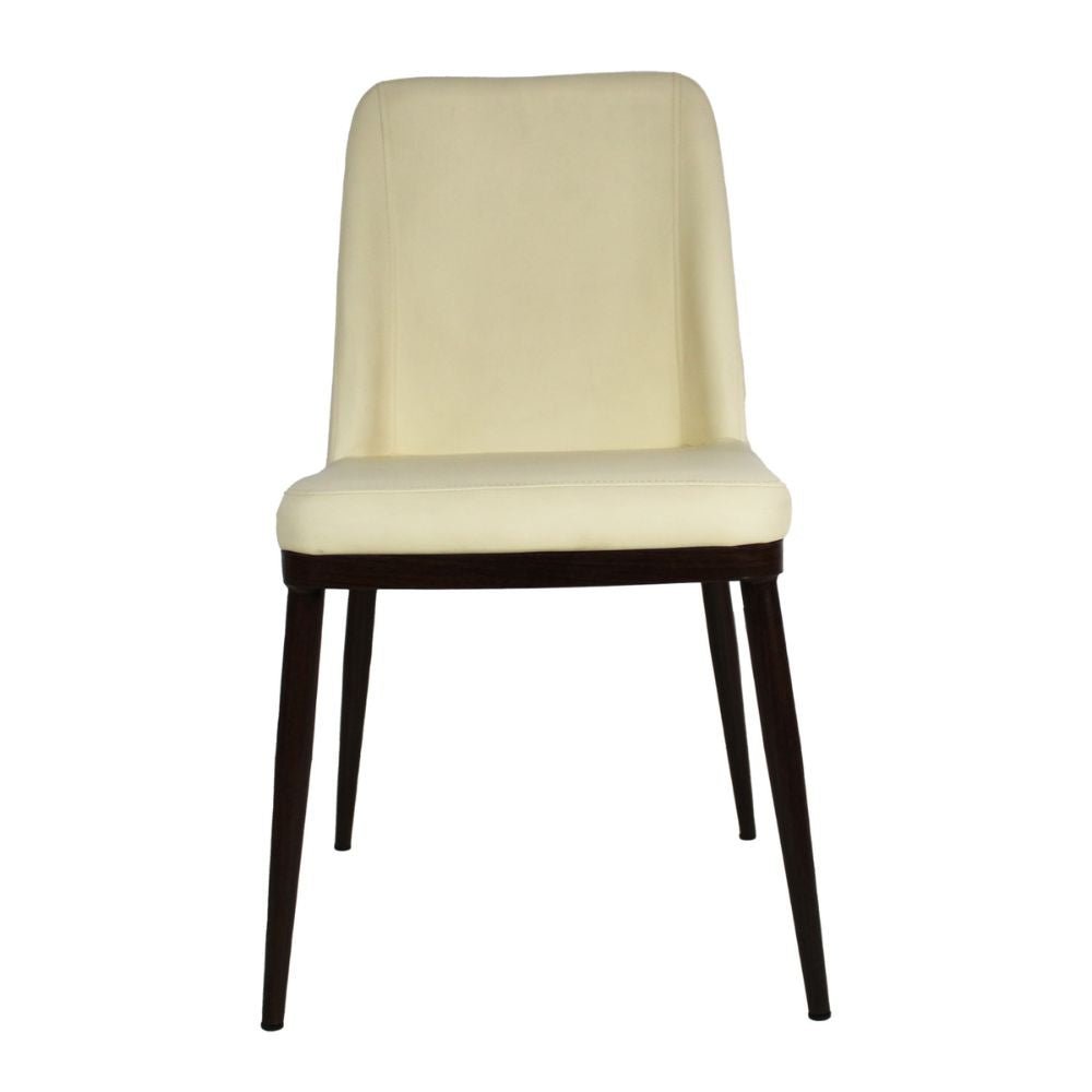 SILLA KINGSTRONG MOB-117A BARI SILL2242346 | Silla Ocasional Comercial Decorativa | Base 4 Puntas de Madera | Acabado en Vinil | Interior