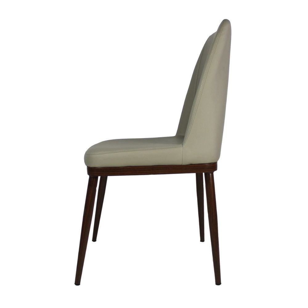 SILLA KINGSTRONG MOB-117A BARI SILL2242346 | Silla Ocasional Comercial Decorativa | Base 4 Puntas de Madera | Acabado en Vinil | Interior