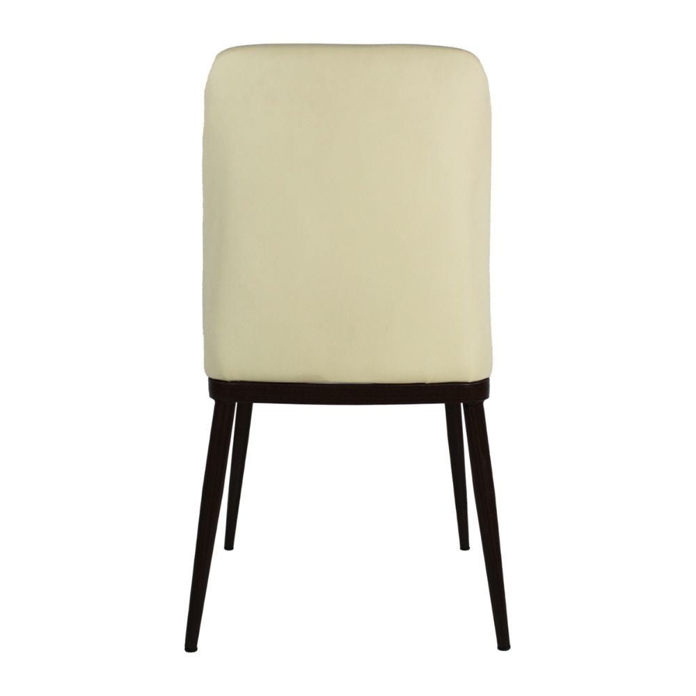 SILLA KINGSTRONG MOB-117A BARI SILL2242346 | Silla Ocasional Comercial Decorativa | Base 4 Puntas de Madera | Acabado en Vinil | Interior