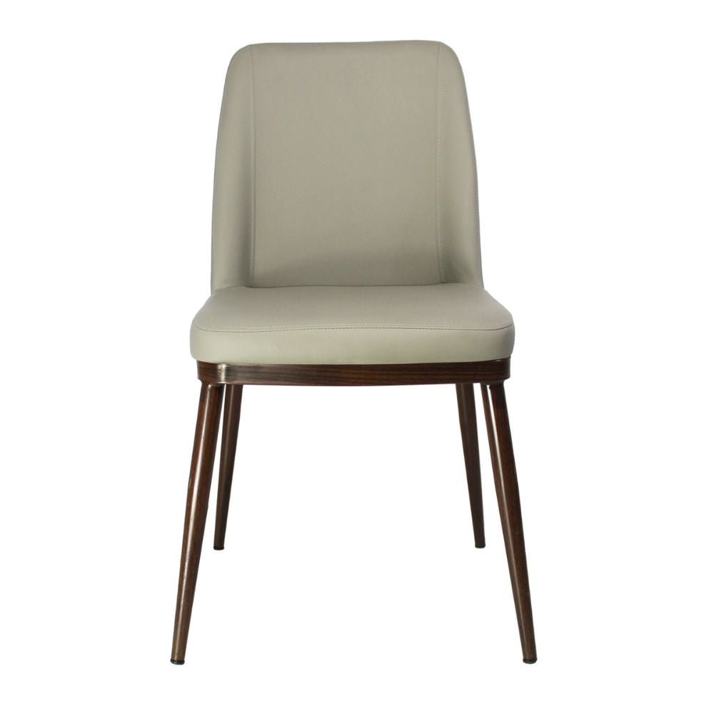 SILLA KINGSTRONG MOB-117A BARI SILL2242346 | Silla Ocasional Comercial Decorativa | Base 4 Puntas de Madera | Acabado en Vinil | Interior