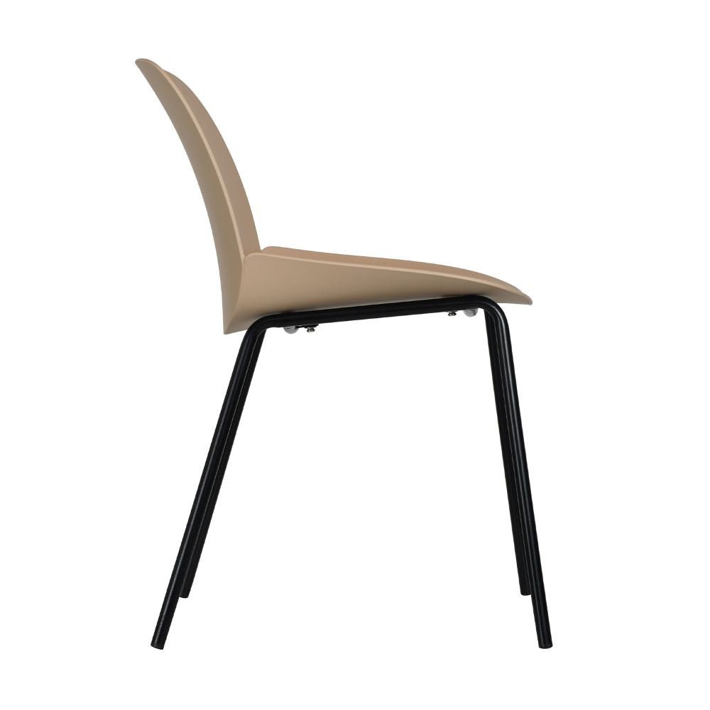 SILLA KINGSTRONG NOTO 829 SILL0903762 | Silla Comercial para Restaurante | Base 4 Puntas Metal | Polipropileno | Interior