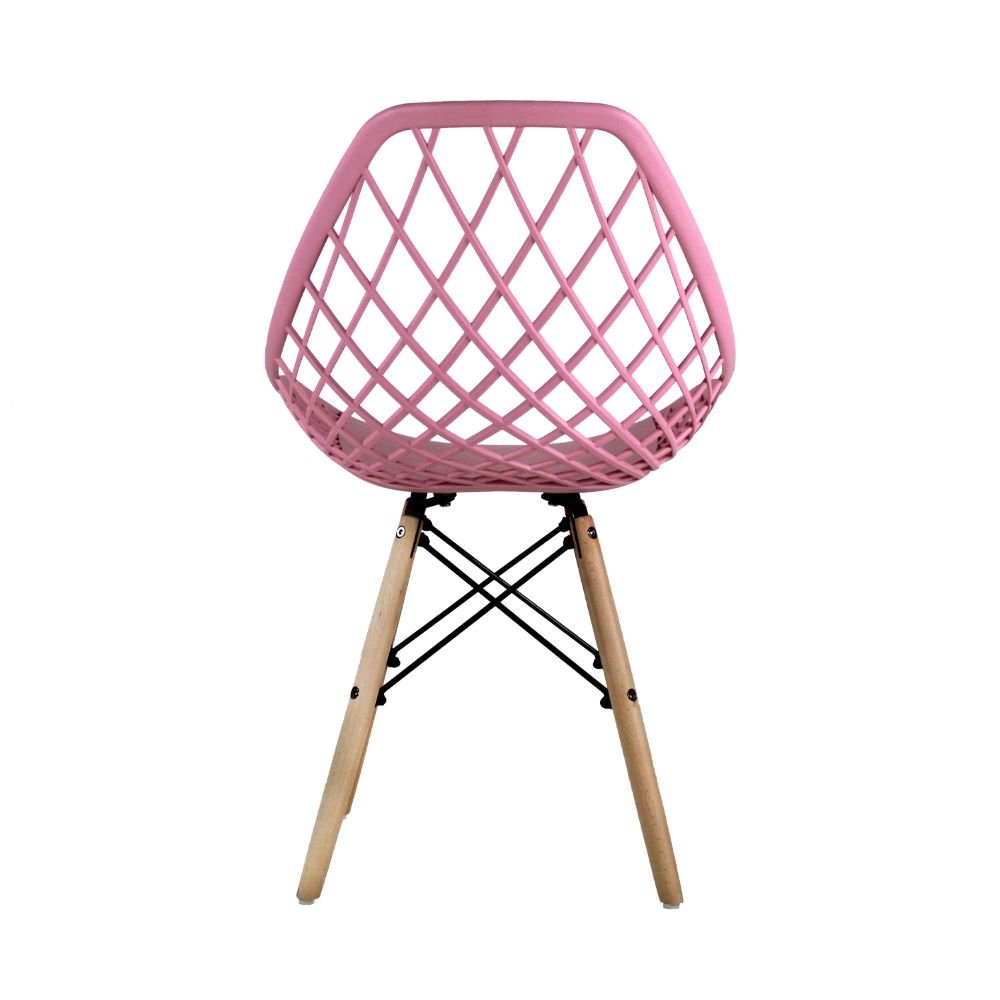 SILLA KINGSTRONG OSLO VENTO SILL0363037 | Silla Comercial para Cafetería | Base 4 Puntas Madera | Polipropileno | Interior Bar Hotel Hostelería Restaurante Zona de Alimentos