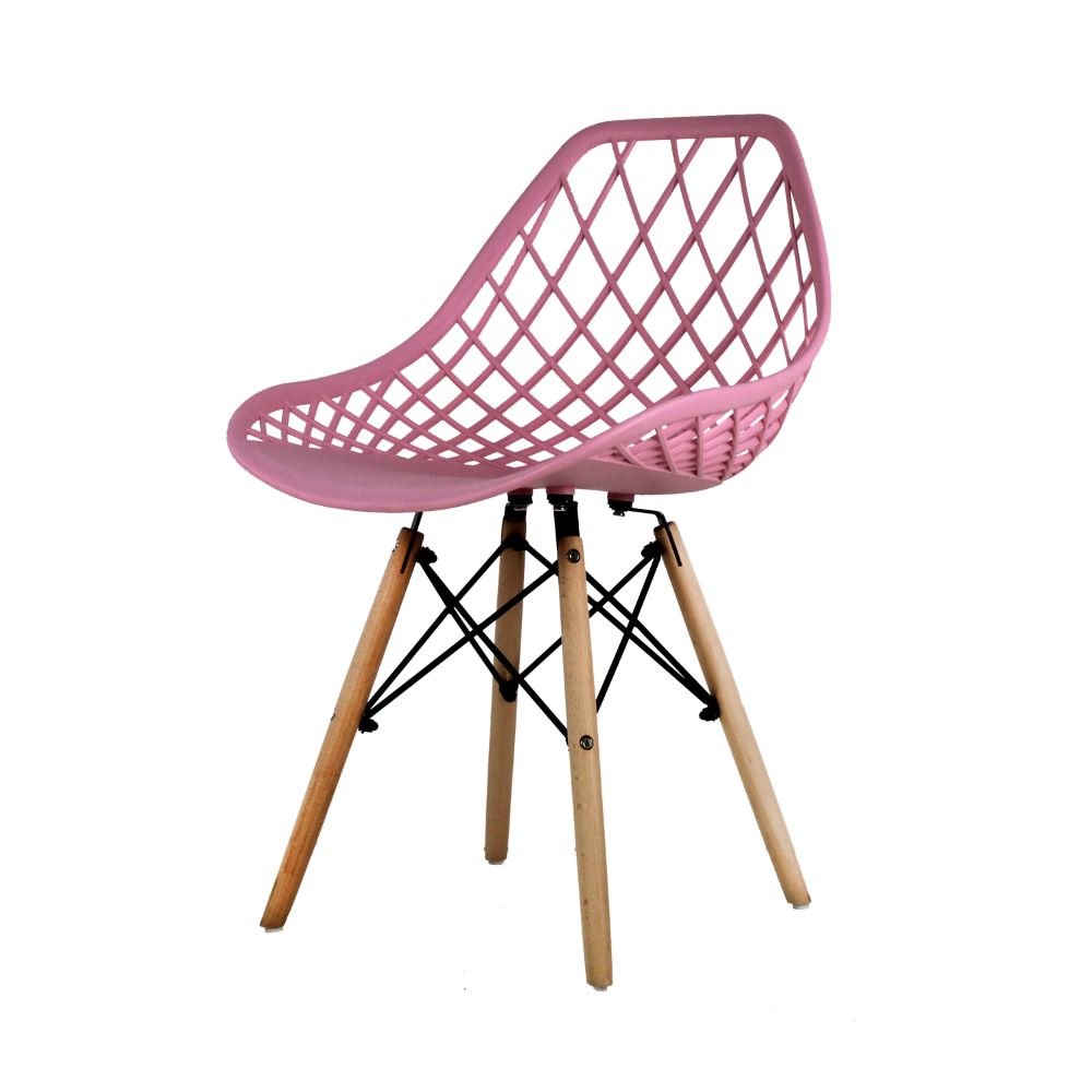 SILLA KINGSTRONG OSLO VENTO SILL0363037 | Silla Comercial para Cafetería | Base 4 Puntas Madera | Polipropileno | Interior Bar Hotel Hostelería Restaurante Zona de Alimentos