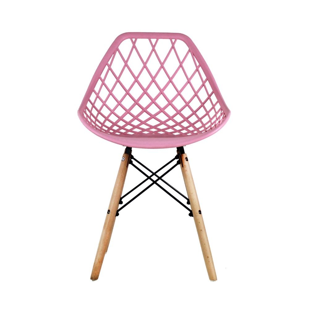 SILLA KINGSTRONG OSLO VENTO SILL0363037 | Silla Comercial para Cafetería | Base 4 Puntas Madera | Polipropileno | Interior Bar Hotel Hostelería Restaurante Zona de Alimentos