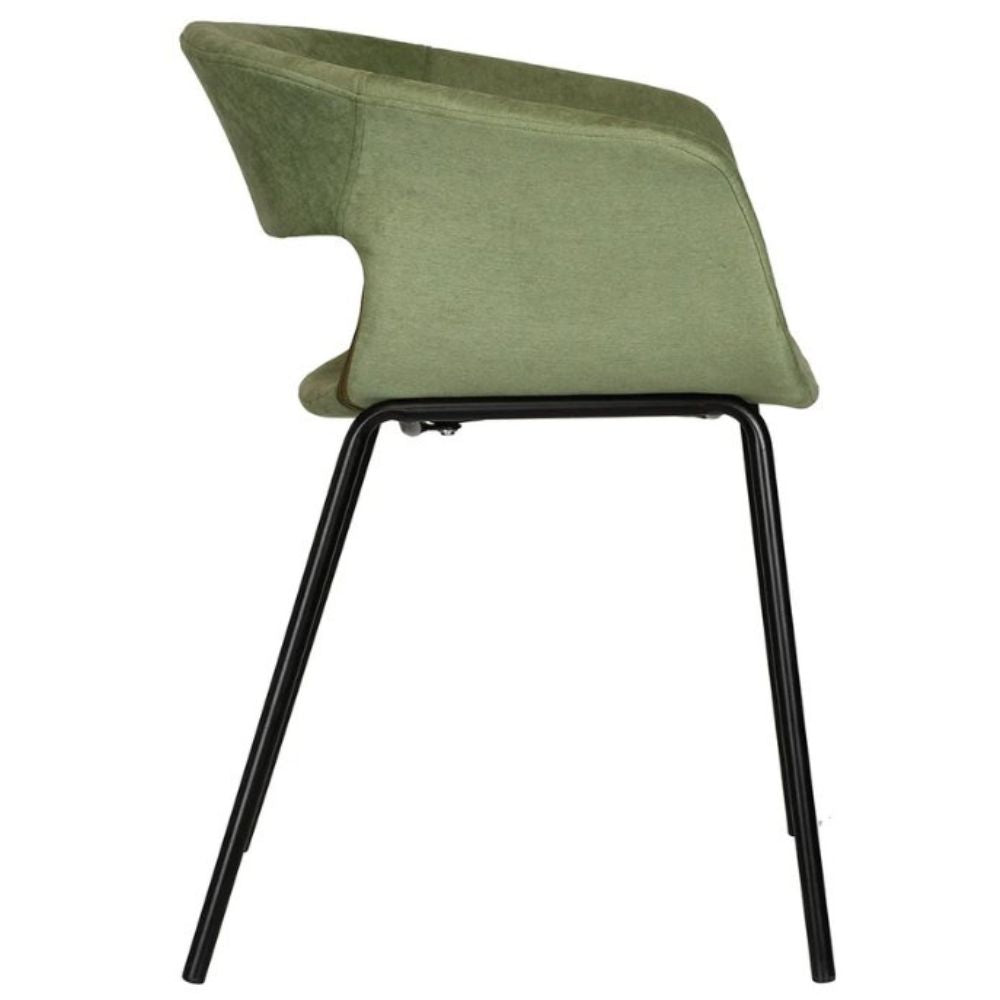 SILLA KINGSTRONG SILLA DE MINSK 835 | Silla para Restaurante Cafetería | Tapizado Tela | 4 Puntas | Interior