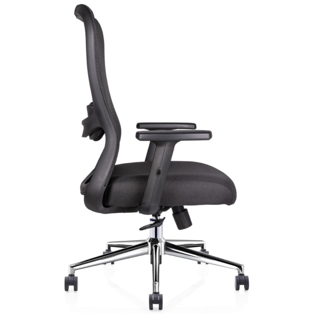 SILLA OFFIHO ATHELIER OHE-903 NEGRO | Silla Operativa | Diseño Ergonómico | Respaldo Alto | Interior | Oficina Despacho Consultorio Ejecutivo Ejecutiva Sala Juntas Conferencias Despachos Trabajo Coworking Oficina Secretarial.