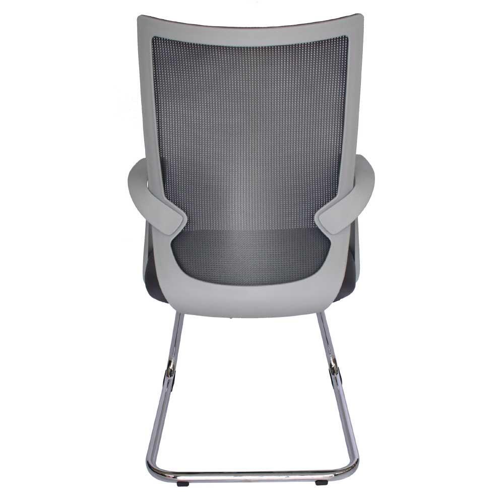 SILLA OFFIHO EQUA OHV - 188 GRIS | SILLA OFFIHO EQUA OHV-188gris | Silla Visita Oficina Area Trabajo | Base Trineo | Respaldo Malla Gris | Interior