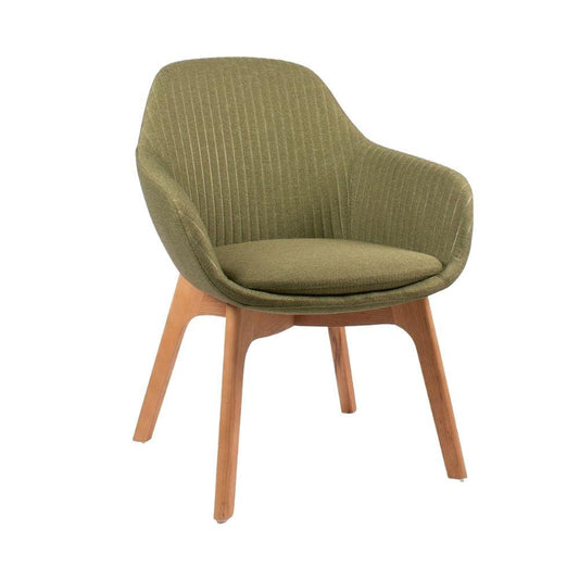 SILLA OFFIHO FABRIZIA OHV-126 | Silla Visitante | Base Madera | Varios Colores | Tapizado | Interior | Hotel Recepción