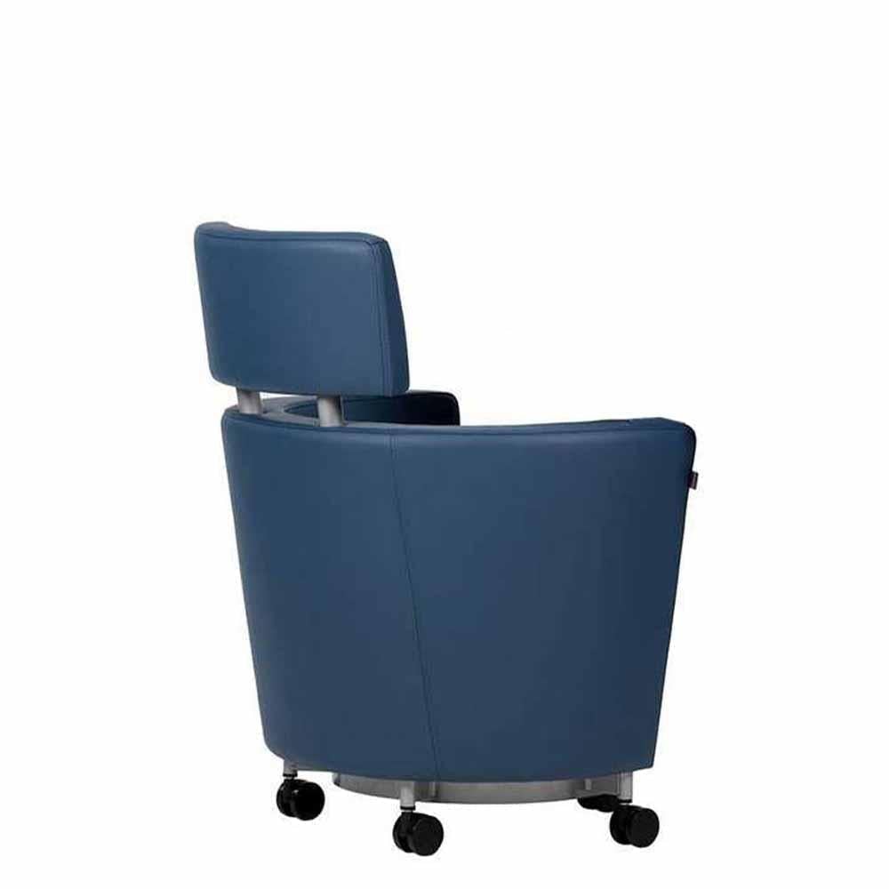 SILLON TECHNO SMART SIN PALETA | Sillón Estudio Oficina Sala de Juntas Uso Ocasional Reuniones | Base en Rodajas | Varios Colores | Poliuretano Flexible | Interior Capacitaciones Juntas Empresa Organización