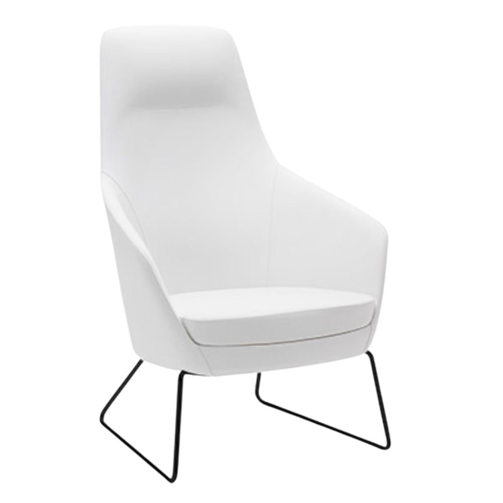 Sillón de Recepción 1 Plaza - LABENZE NORA - Varios Colores - Tapizado con Respaldo Alto y Descansabrazos Sofás para Salas de Espera Sillones Modulares Oficinas Corporativas Consultorios Médicos y Clínicas Salas de Espera de Hospitales Centros de Atención al Cliente Salones de Eventos y Exposiciones Salas de Espera en Instituciones Financieras Recepción Sillón