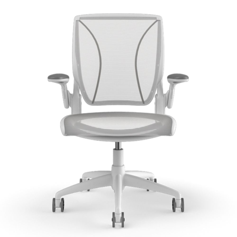 Silla de Oficina Operativa Ergonómica - HUMANSCALE WORLD - Color de Malla y Tejido White 01 - Asiento Tapizado Silla Operativa Silla Ergonómica Silla De Oficina Silla Ajustable Silla Con Respaldo Bajo Silla Funcional Silla De Alta Calidad Oficina Espacio Laboral Área De Trabajo Sala De Reuniones Sala De Conferencias Centro De Trabajo Espacio Corporativo Estación De Trabajo Cubículo De Oficina Espacio De Coworking Área Administrativa Departamento De Recursos Humanos Centro De Llamadas Sala De Espera