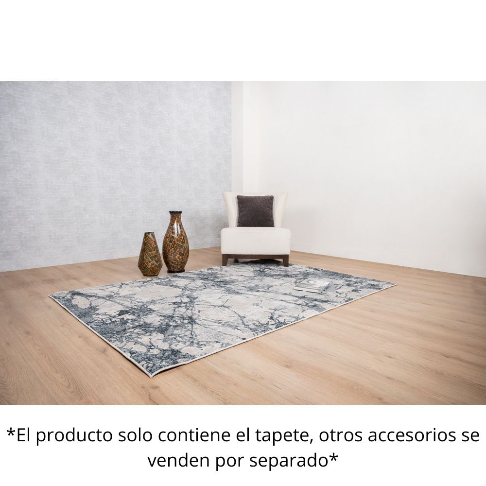 Tapete Decorativo para Recepción - NOGAL BEAT BELMA U6026 - Plata Negro - Rectangular Varias Medidas