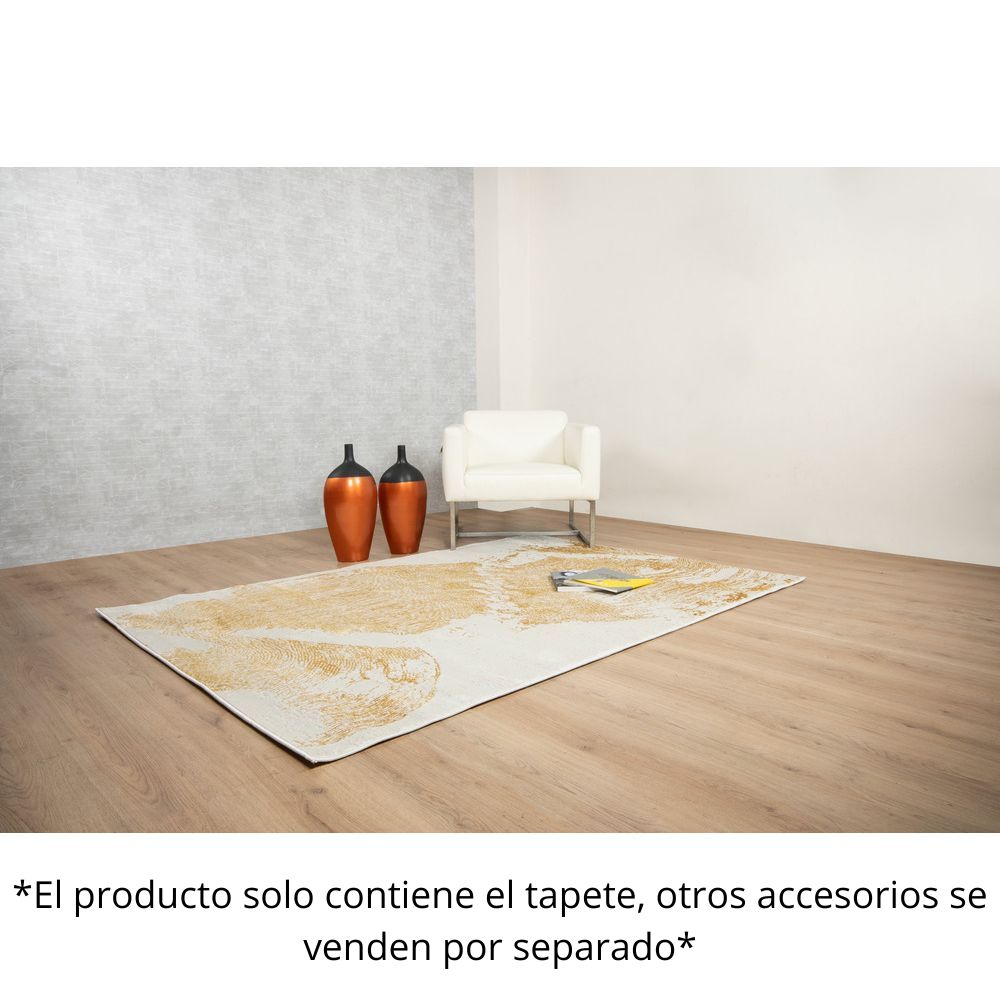 Tapete Decorativo para Recepción - NOGAL BEAT ELIF U6034 - Oro Taupe - Rectangular Varias Medidas