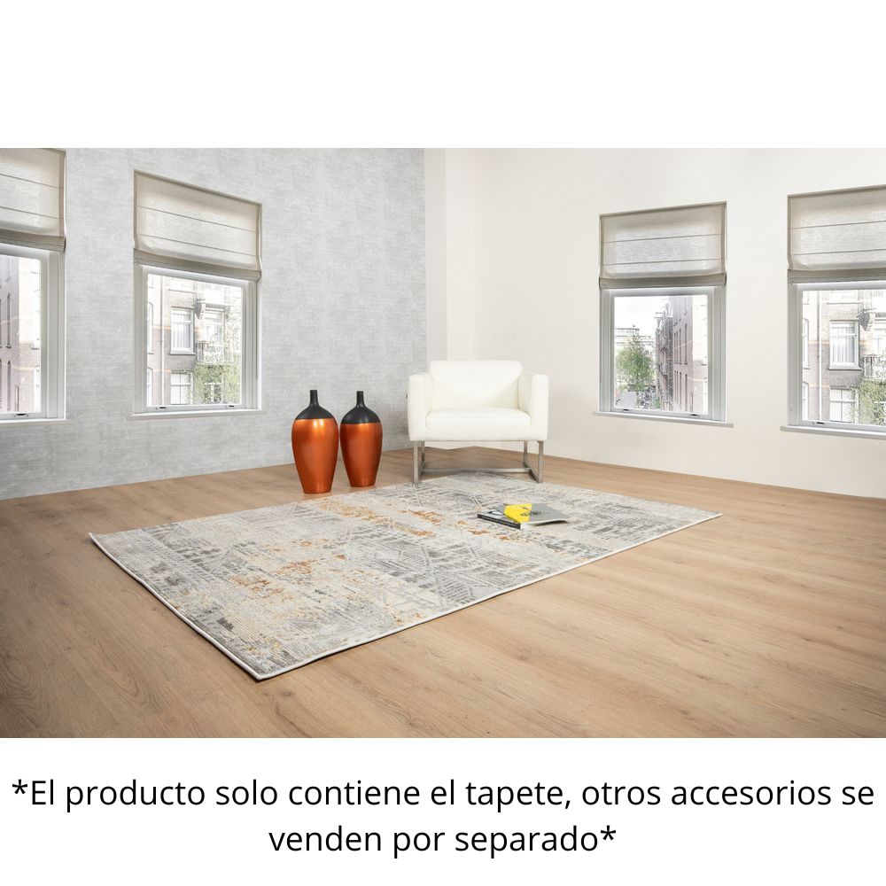 Tapete Decorativo para Recibidor - NOGAL BEAT ELIF U6035 - Oro Taupe - Rectangular Varias Medidas