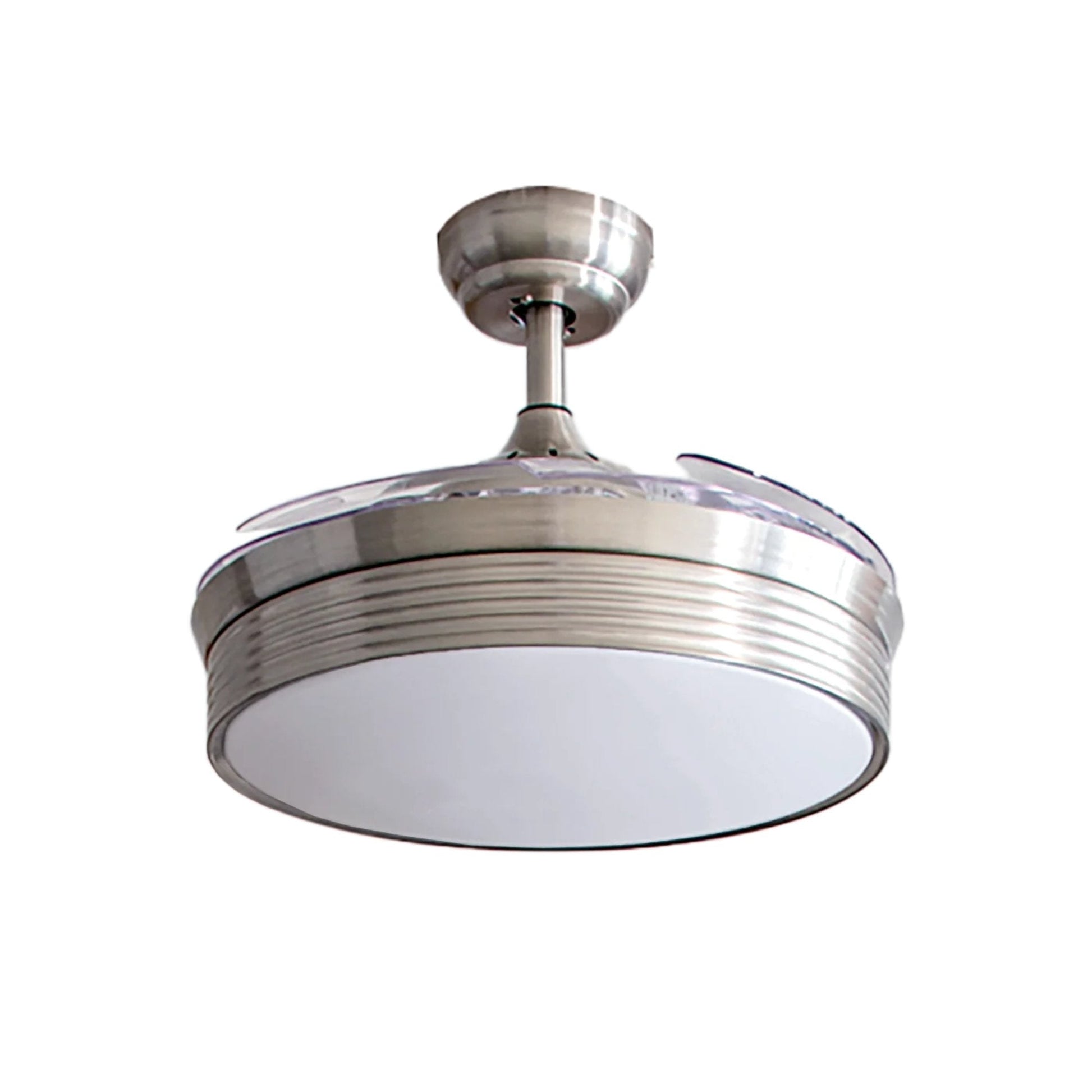 Ventilador Decorativo de Techo para Sala de Juntas - MASTERFAN ROMA - Satinado - 4 Aspas Desplegables Áreas Medianas Ventiladores de Techo Ventiladores de Pie Ventiladores de Pared Ventiladores Decorativos Diseño de Interiores Estilo Funcionalidad Espacio Acogedor Oficina Sala Terraza Asesoramiento Diseño de Interiores Tienda Online Compra Online Atención al Cliente Soporte Servicio Postventa Restaurante Bar Ventilador Comercial Hotel Hostelería