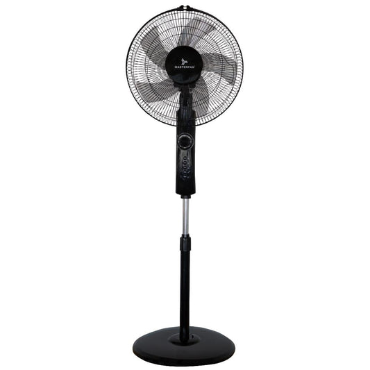 Ventilador Industrial de Pie para Taller - MASTERFAN ARES - Negro - 5 Aspas Áreas Medianas Ventiladores Industriales Circulación de Aire Ventilación Industrial Sistemas de Ventilación Ruido de Ventiladores Aire Fresco Ventilación Industrial Ventilación Comercial Ventiladores de Techo Ventiladores de Pie Ventiladores de Conducto Calidad del Aire Interior Naves Industriales y Fábricas Almacenes y Centros de Distribución Talleres y Fábricas de Procesamiento Centros Comerciales y Grandes Superficies Estadios 