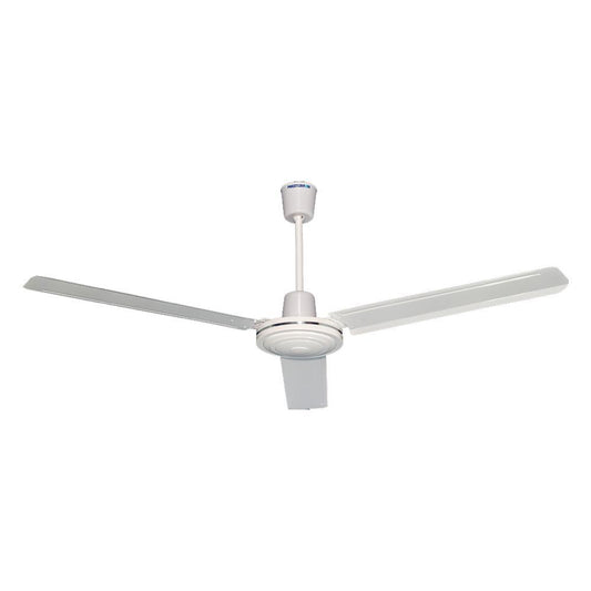 Ventilador Industrial de Techo para Bodegas - MASTERFAN HERCULES 56 - Blanco - 3 Aspas Áreas Grandes Ventiladores Industriales Circulación de Aire Ventilación Industrial Sistemas de Ventilación Ruido de Ventiladores Aire Fresco Ventilación Industrial Ventilación Comercial Ventiladores de Techo Ventiladores de Pie Ventiladores de Conducto Calidad del Aire Interior Naves Industriales y Fábricas Almacenes y Centros de Distribución Talleres y Fábricas de Procesamiento Centros Comerciales y Grandes Superficies