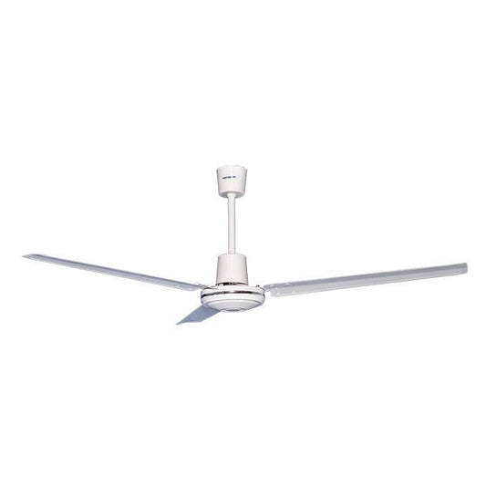 Ventilador Industrial de Techo para Salas de Espera - MASTERFAN PROMETHEUS 56-3P - Blanco - 3 Aspas Áreas Grandes Ventiladores Industriales Circulación de Aire Ventilación Industrial Sistemas de Ventilación Ruido de Ventiladores Aire Fresco Ventilación Industrial Ventilación Comercial Ventiladores de Techo Ventiladores de Pie Ventiladores de Conducto Calidad del Aire Interior Naves Industriales y Fábricas Almacenes y Centros de Distribución Talleres y Fábricas de Procesamiento Centros Comerciales y Grandes 