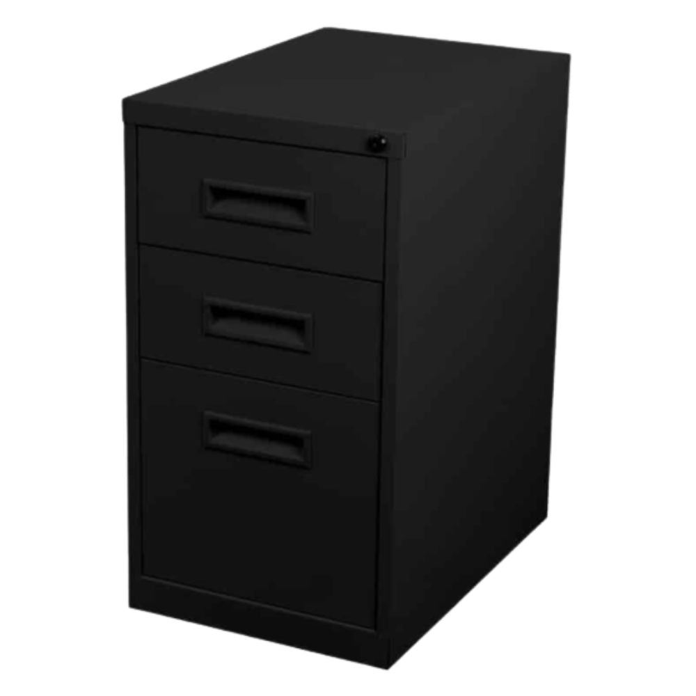 Archivero Móvil para Despacho - OFIK HIRSH 198 - 3 Gavetas - 198 - Ofik - NOGAL BEAT - Archivero