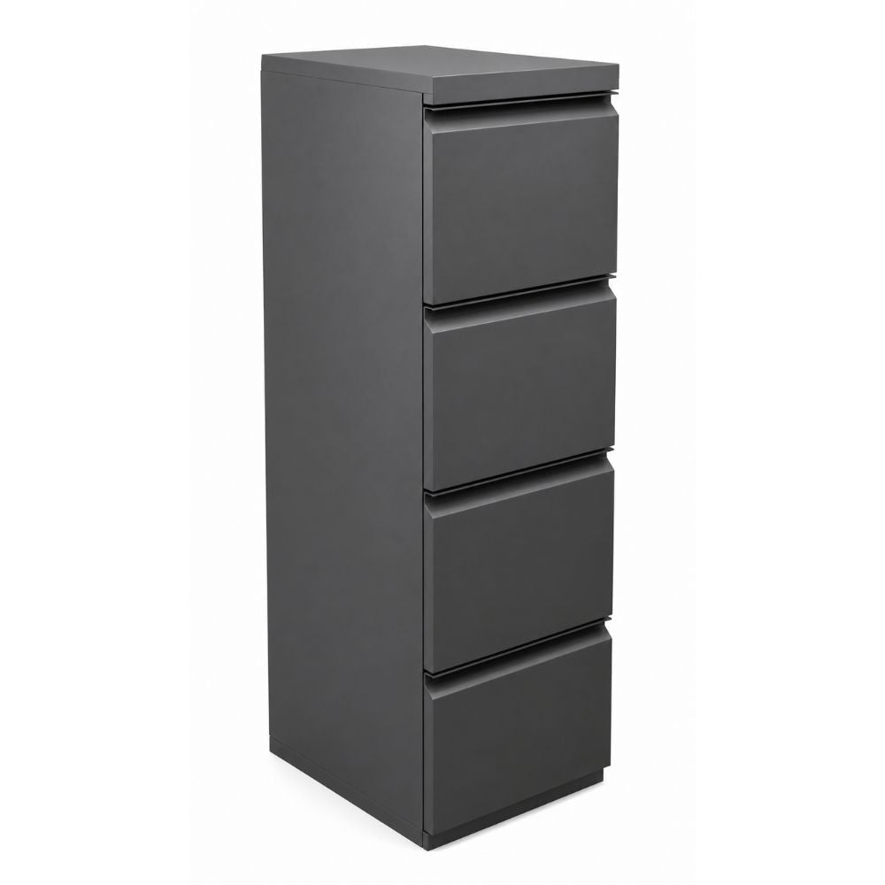 Archivero para Oficina Metálico Vertical - VERSA COMPLEMENTOS - Varios Colores - Fondo 50 cm - 4 Gavetas de Archivo - CS-1156 - VERSA - NOGAL BEAT - Archivero