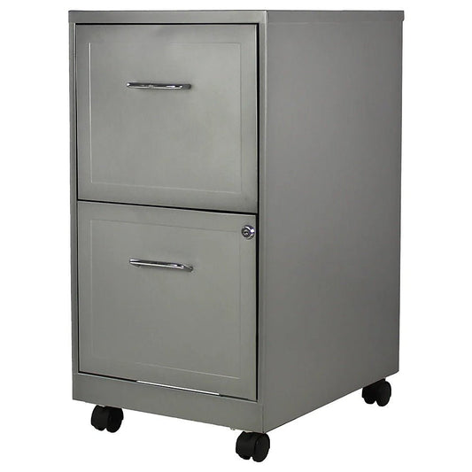 Archivero para Oficina Organizador - KINGSTRONG 15478 ARCH0300029 - 2 Gavetas - Gris - Metálico - ARCH0300029 - Mundo In - NOGAL BEAT - Archivero