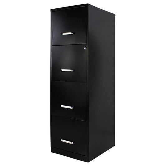 Archivero para Oficina Organizador - KINGSTRONG 16883 CARTA ARCH0300031 - 4 Gavetas - Negro - Metálico - ARCH0300031 - Mundo In - NOGAL BEAT - Archivero