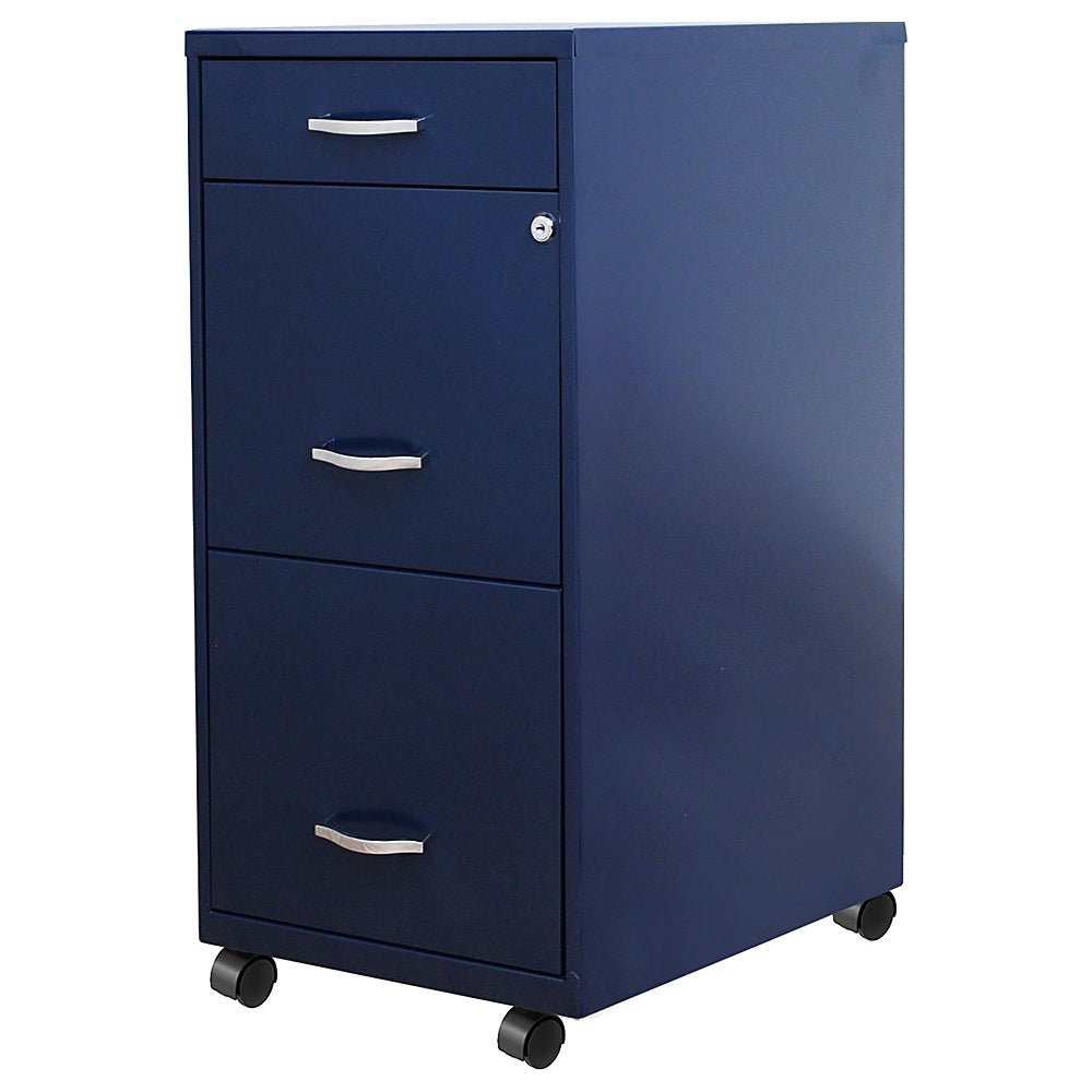 Archivero para Oficina Organizador - KINGSTRONG 2+1 24420 ACCE0304146 - Azul - Estructura Metálica - ACCE0304146 - Mundo In - NOGAL BEAT - Archivero