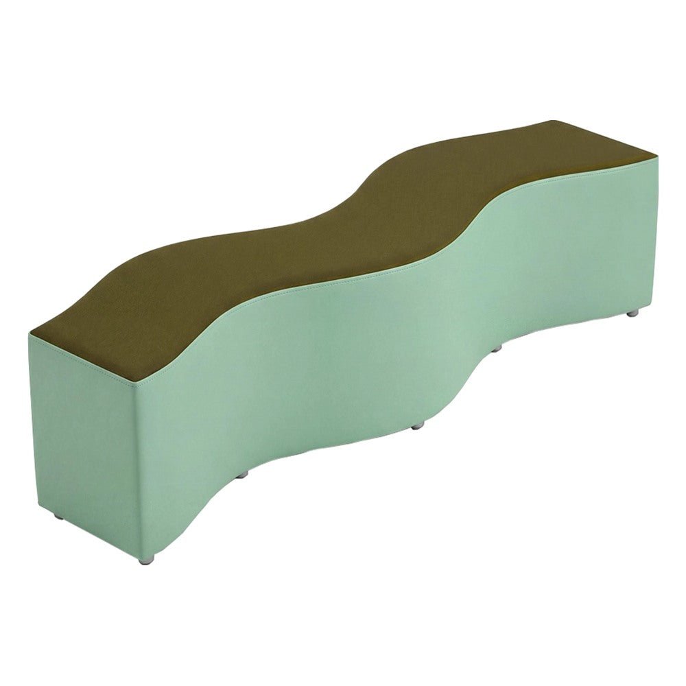 Banca Bump para Lobby - GEBESA FOMCORE LOUNGE - Alto 50 cm - Tapizado - GFCB008941820 - GEBESA - NOGAL BEAT - Banca de Visita