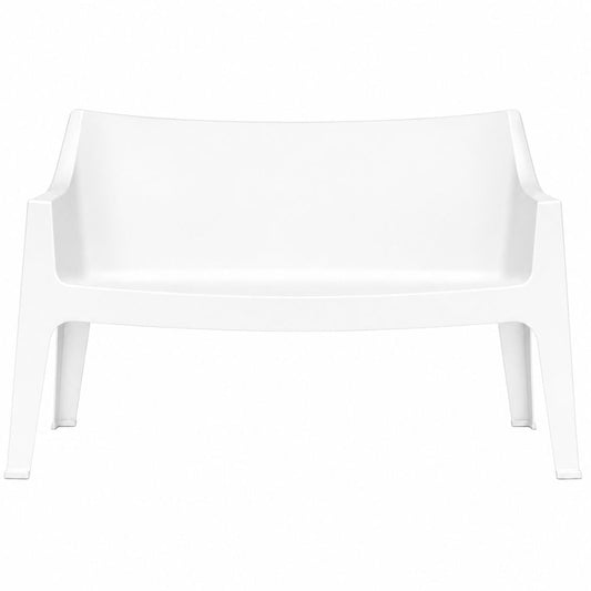 Banca para Descanso 2 Plazas - LABENZE COCCOLONA 155-07902 - Varios Colores - Resistente, Estable y Apilable - 155-07902 - Labenze - NOGAL BEAT - Banco de Terraza