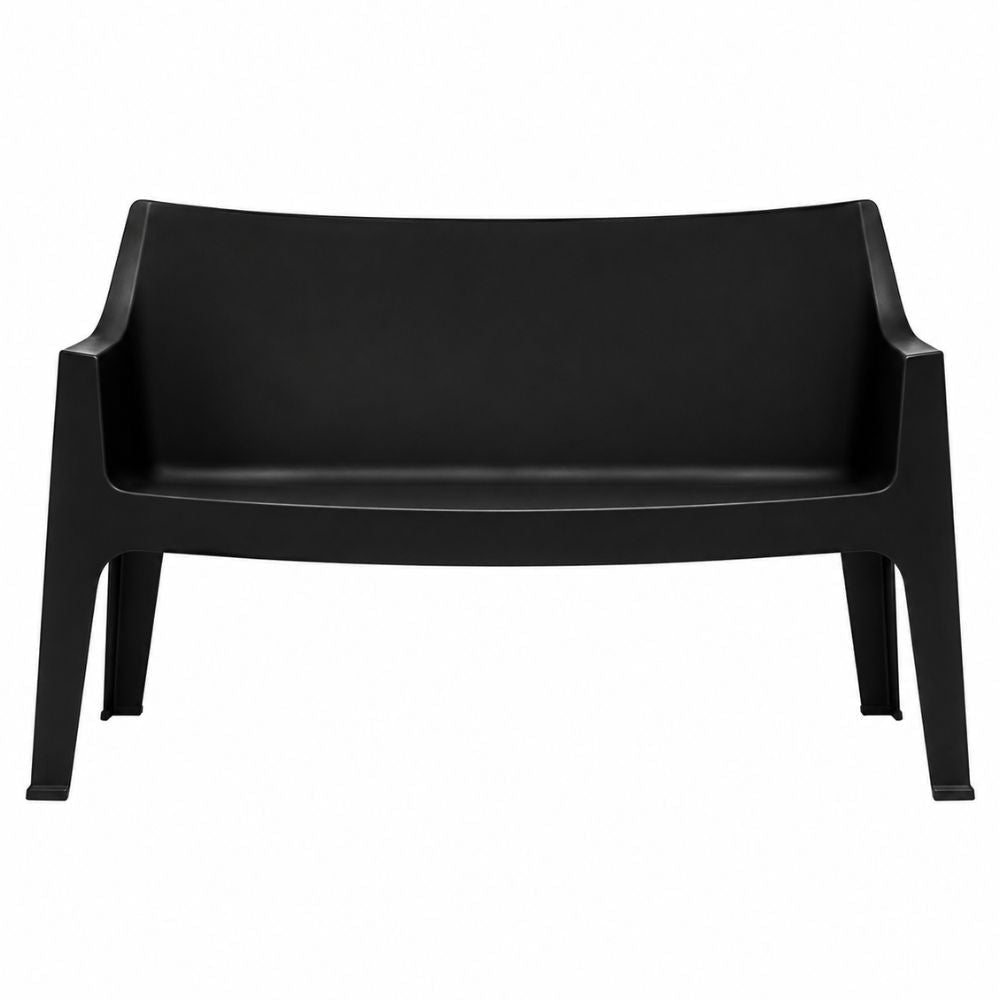 Banca para Descanso 2 Plazas - LABENZE COCCOLONA 155-07902 - Varios Colores - Resistente, Estable y Apilable - 155-07902 - Labenze - NOGAL BEAT - Banco de Terraza