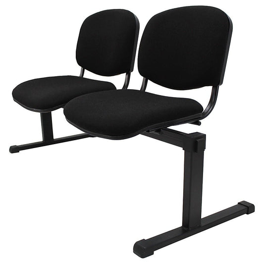 Banca para Sala de Espera - KINGSTRONG BANC0420046 - 2 Plazas - Varios Colores - Asiento y Respaldo Tapizados - BANC0420046 - Mundo In - NOGAL BEAT - Banca de Visita