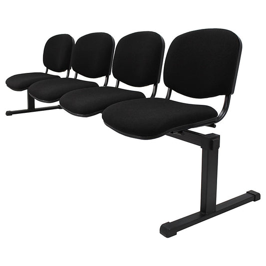 Banca para Sala de Espera - KINGSTRONG BANC0420052 - 4 Plazas - Varios Colores - Asiento y Respaldo Tapizados - BANC0420052 - Mundo In - NOGAL BEAT - Banca de Visita