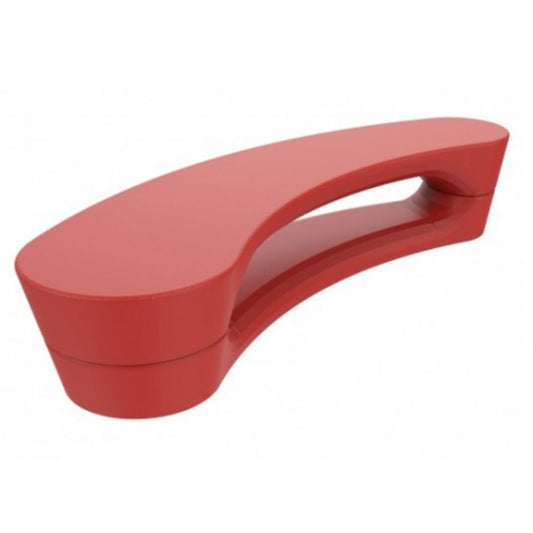 BANCADA RESOL BOOMERANG | Bancada para Sala de Espera Moderna Terraza | 45 cm | Polietileno Rotomoldeado | Interior - 40248 POLIET.1X.RJ - Resol - NOGAL BEAT - Banca