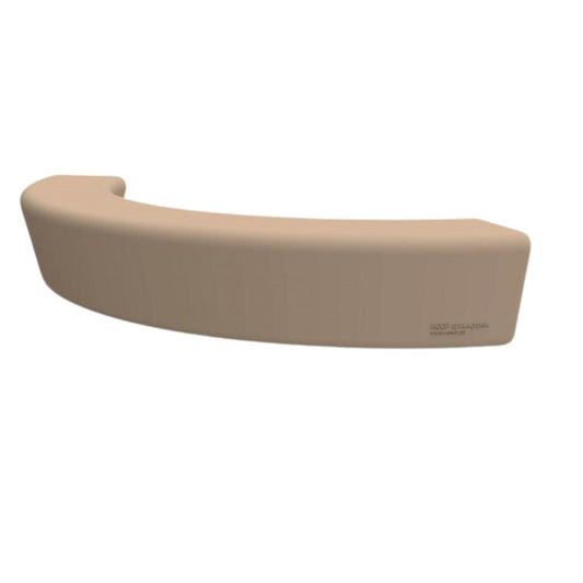 BANCADA RESOL HOOP CURVE | Bancada Semcircular para Sala de Espera Moderna Terraza | 40 cm | Polietileno Rotomoldeado | Protección UV | Interior + Exterior - 41554 POLIET.1X.AE - Resol - NOGAL BEAT - banca