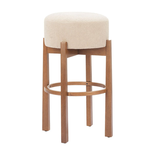 Banco Alto para Pub - ZUO NADE - Varios Colores - Asiento y Respaldo Tapizados en Tejido Texturizado - 110661 - Zuo - NOGAL BEAT - Banco Comercial