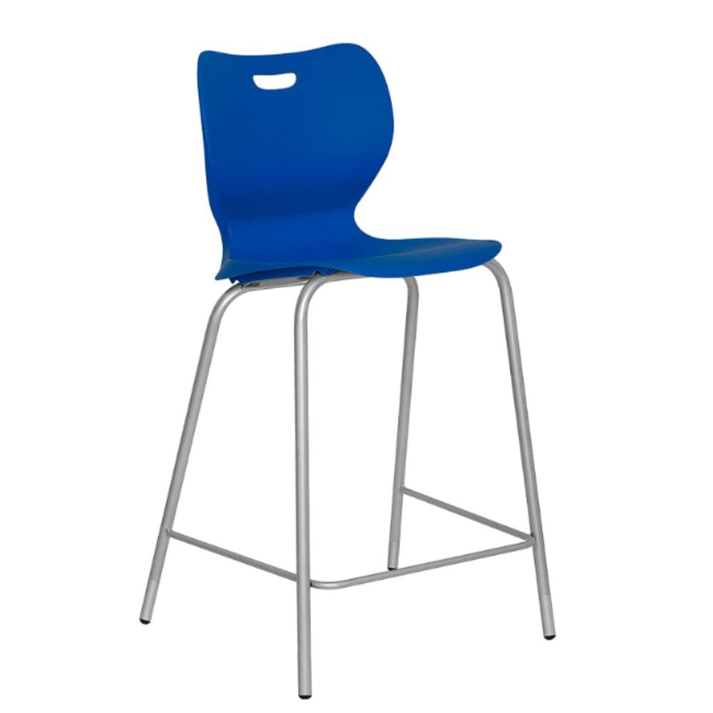 Banco Comercial Para Restaurante - ALBAR AR - 100 P - Varios Colores - Asiento y Respaldo En Polipropileno - AR - 100 P - 2 - ALBAR - NOGAL BEAT - Bancos