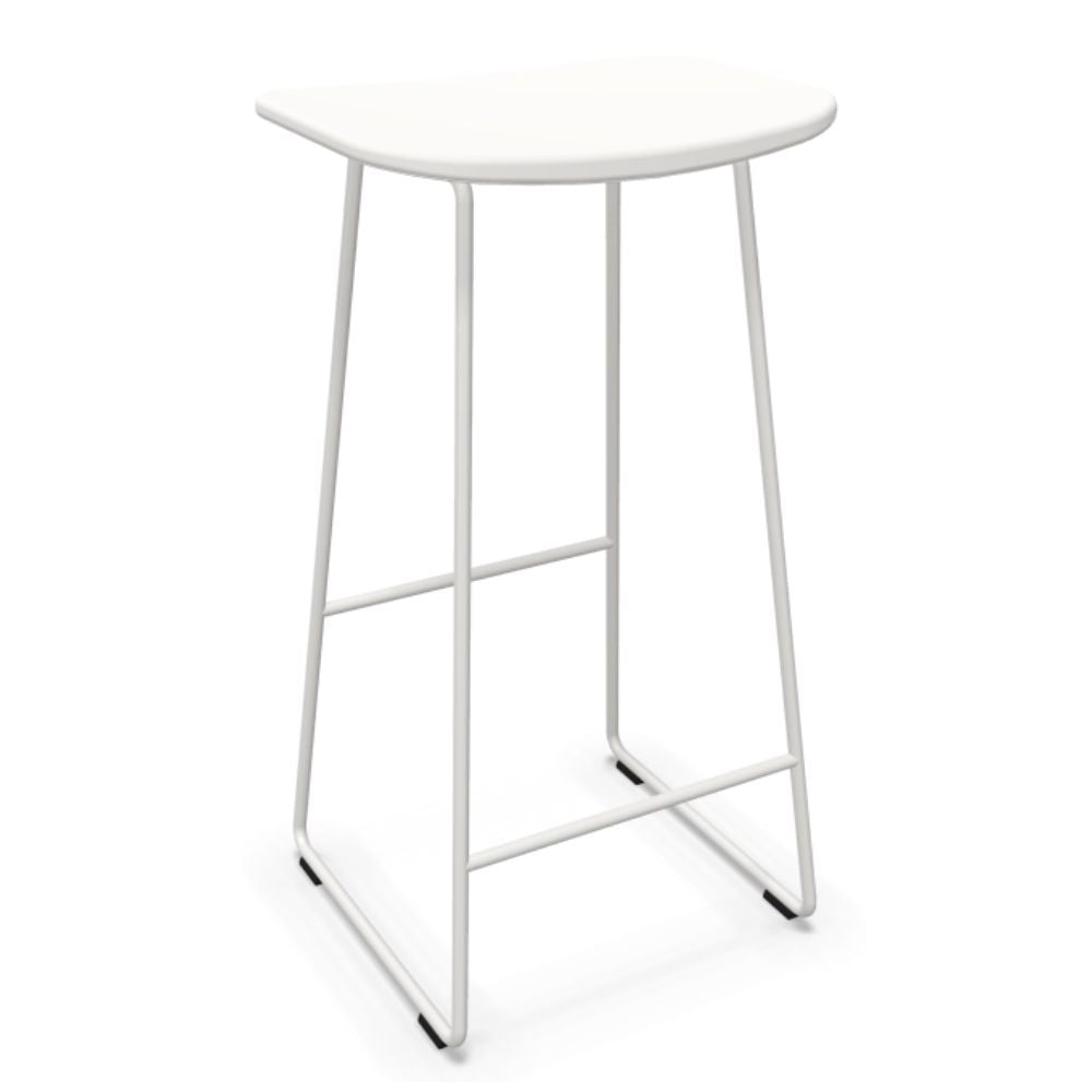 BANCO INFINITI KLEJN 113-5440I-P | Banco Ocasional para Cocina| Base Trineo | Varios Colores | Asiento Polipropileno | Interior Exterior - 113-5440I-PBC - Infiniti - NOGAL BEAT - Bancos