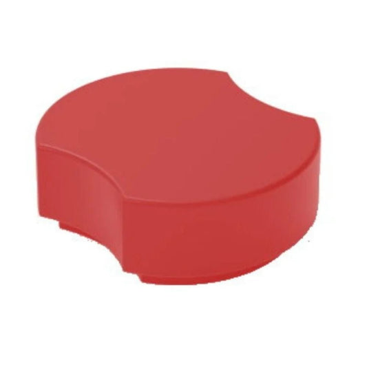 BANCO RESOL DISK - 3 | Banco Ocasional para Jardín Terraza | Polietileno Rotomoldeado | Interior + Exterior - 40408 POLIET.1X.RJ - Resol - NOGAL BEAT - Bancos