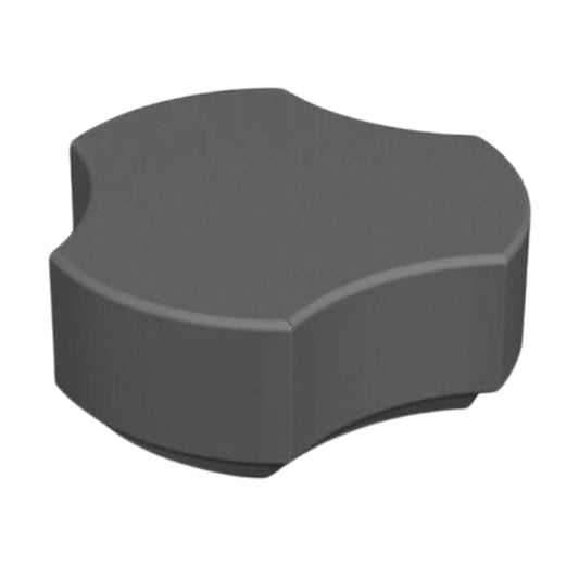 BANCO RESOL DISK - 6 | Banco Ocasional para Jardín Terraza | Polietileno Rotomoldeado | Interior + Exterior - 40411 POLIET.1X.GR - Resol - NOGAL BEAT - Bancos