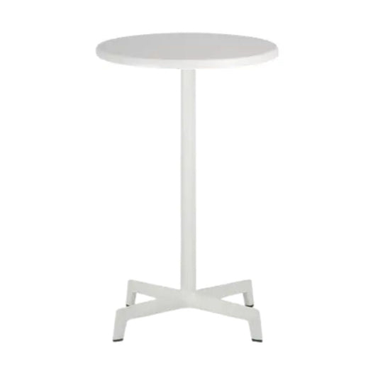 BASE Y CUBIERTA RESOL SPUTNIK HIGH 60 DIA WE | Pie de Mesa Alta con Cubierta WE para Restaurante | 110 cm | Aluminio Anodizado | Protección Rayos UV | Interior + Exterior - 02166 - Resol - NOGAL BEAT - mesa